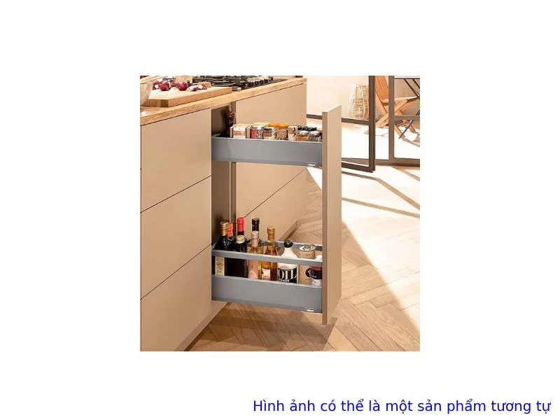 Bộ ray hộp Blum SPACE TWIN MERIVOBOX R1-R2 xám nhạt 8117030 1 Bộ ray hộp Blum SPACE TWIN MERIVOBOX R1-R2 xám nhạt 8117030