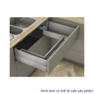 Ray hộp Blum cho ngăn kéo dưới chậu rửa MERIVOBOX R3 xám nhạt 9008178
