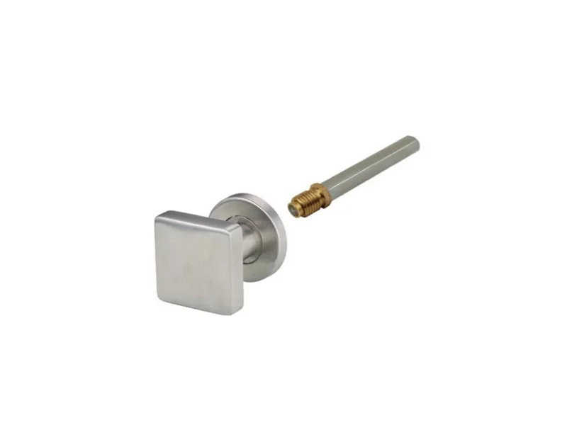 Tay nắm gạt vuông có nắp che Inox 304 Hafele 903.70.124