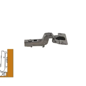Bản lề giảm chấn Hafele Màu đen – Lọt lòng 315.20.752