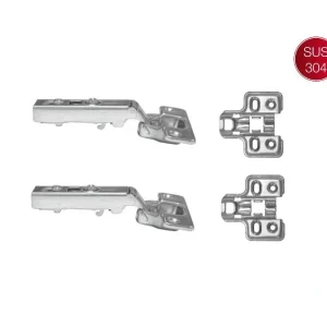 Bản lề giảm chấn inox 304 DIY Hafele – Trùm ngoài 483.01.720