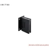 Bản lề Tường – Kính 90 độ màu đen Hafele 981.77.901