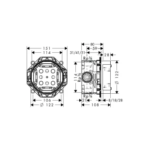 Bộ âm iBox universal 589.29.944