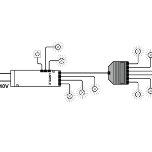 Bộ chia 6 đèn – 12V 833.74.798