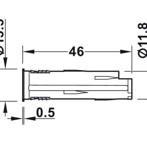 Công tắc cảm biến cửa Häfele 833.89.128