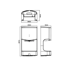 Máy sấy tay – H468 Hafele 983.64.003