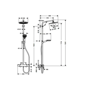 Thanh sen điều nhiệt Crometta S 240 589.54.502