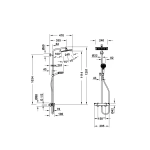 Thanh sen điều nhiệt Crometta E 589.54.504