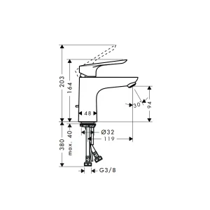 Vòi trộn Logis E 100 589.52.428