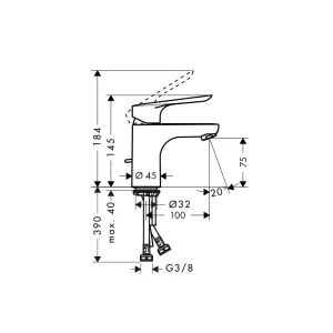 Vòi trộn Logis E 70 589.52.430