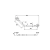 Tay vịn phòng tắm 110 độ 368 mm 499.95.200