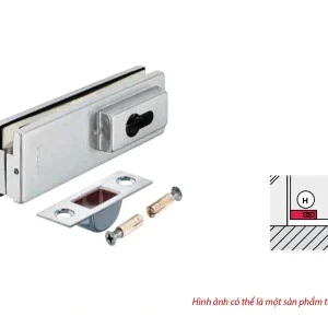 Kẹp khóa sàn Hafele inox mờ 981.00.400