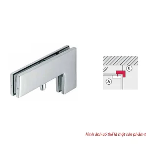 Kẹp kính L màu inox bóng 981.00.031