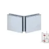 Kẹp kính – kính 135 độ Häfele 981.00.572