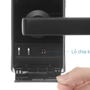 Khóa điện tử vân tay Hafele EL9000-TCS Màu đen 912.05.378 18 Khóa điện tử vân tay Hafele EL9000-TCS Màu đen 912.05.378