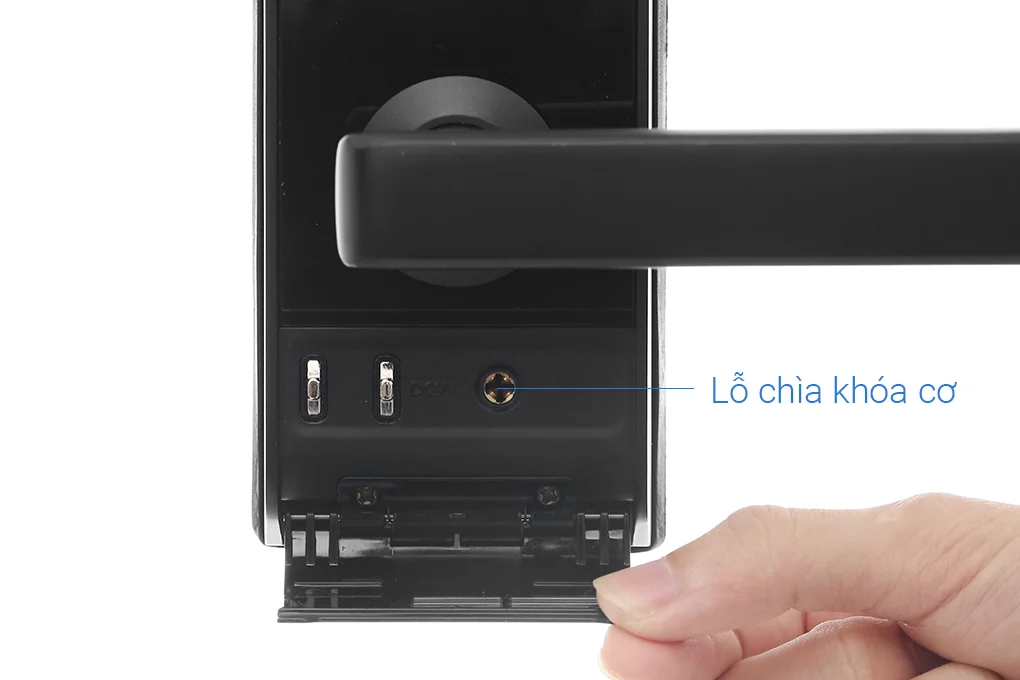 Khóa điện tử vân tay Hafele EL9000-TCS Màu đen 912.05.378 7 Khóa điện tử vân tay Hafele EL9000-TCS Màu đen 912.05.378