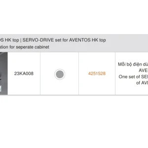 Bộ điện Blum SERVO-DRIVE cho AVENTOS HK top 4251528 23KA008
